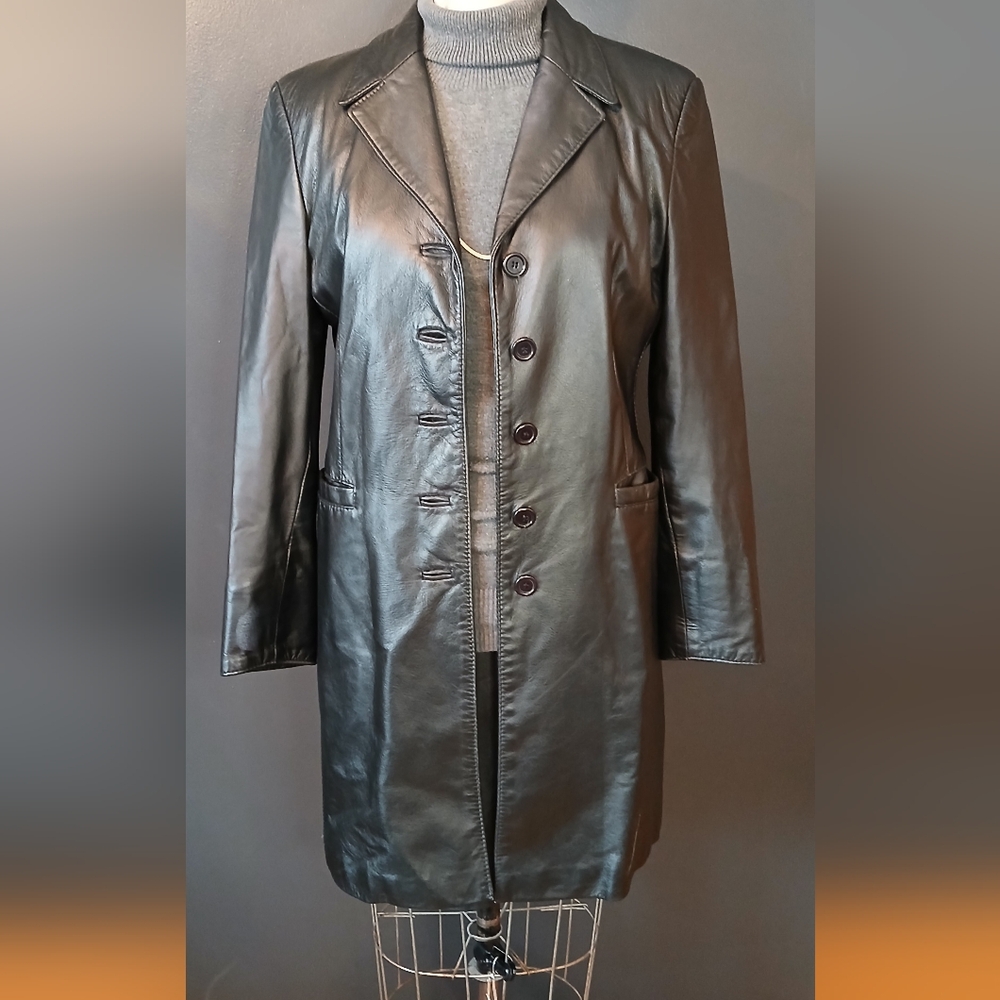 Leather Ranch Coat